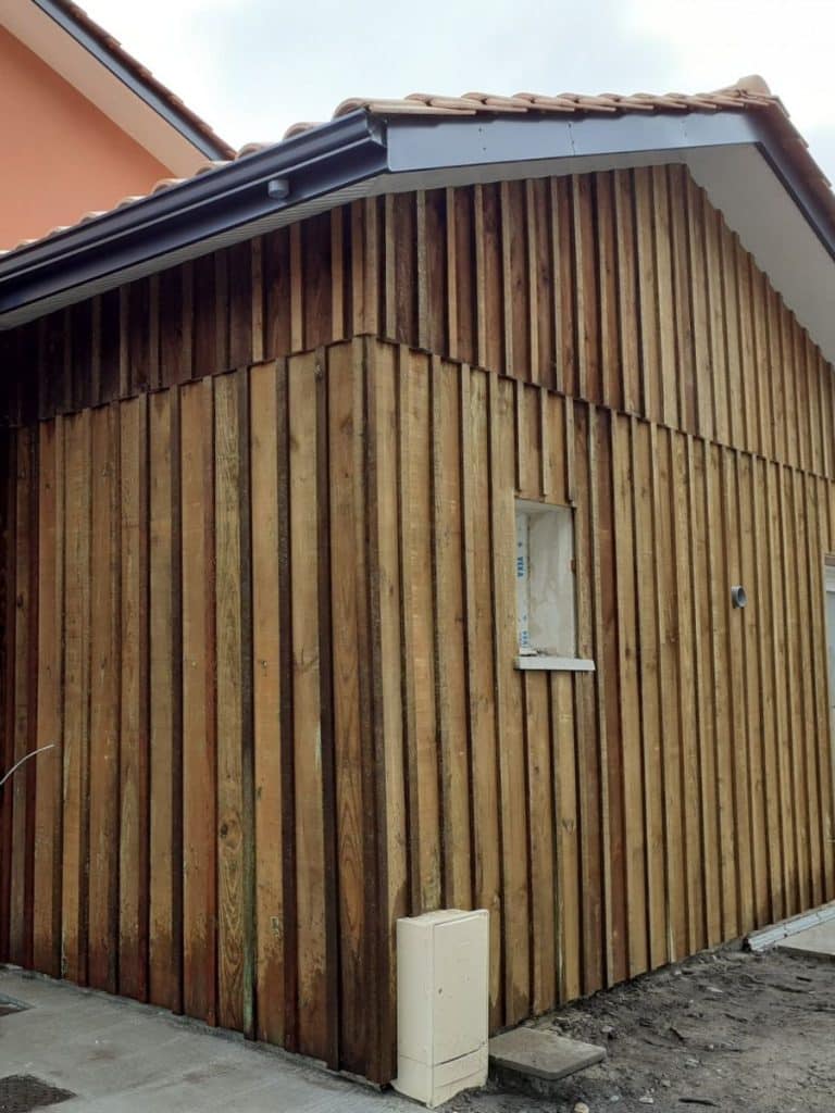 bardage en bois