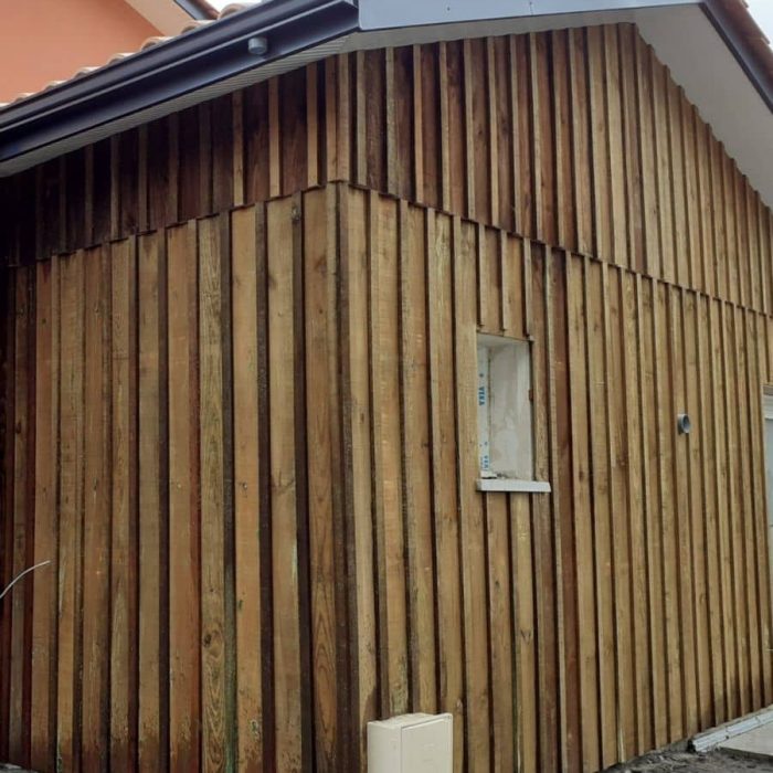 bardage en bois